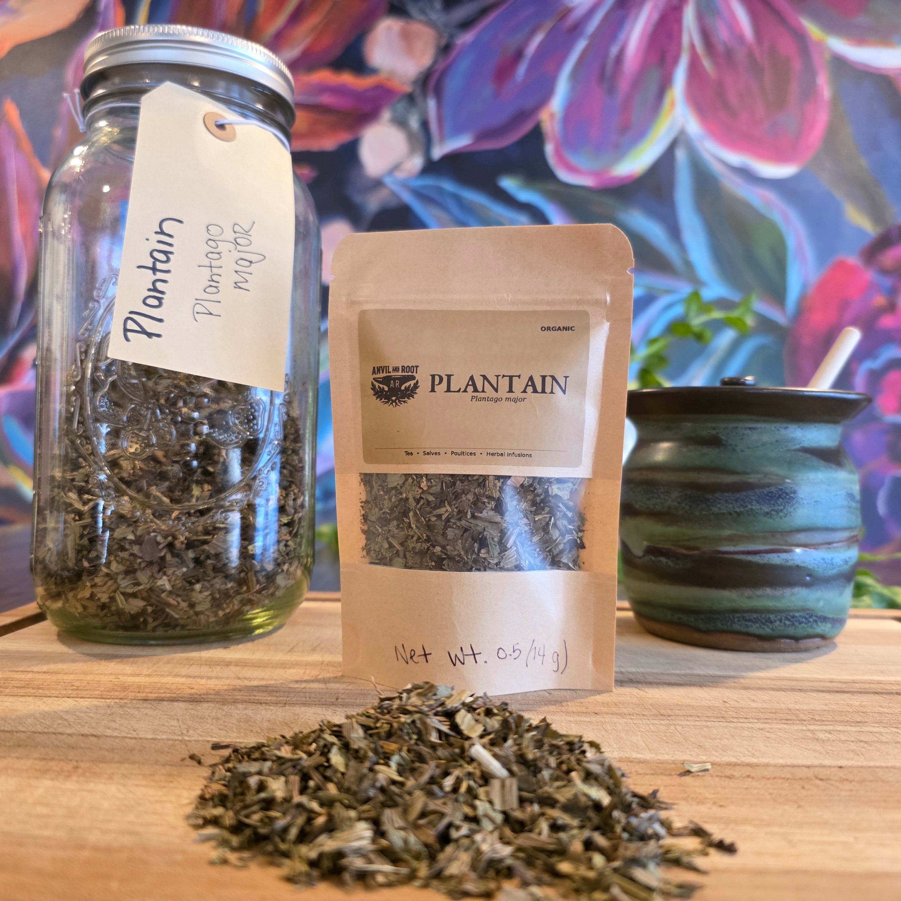 Plantain Leaf — Cut & Sifted, Organic