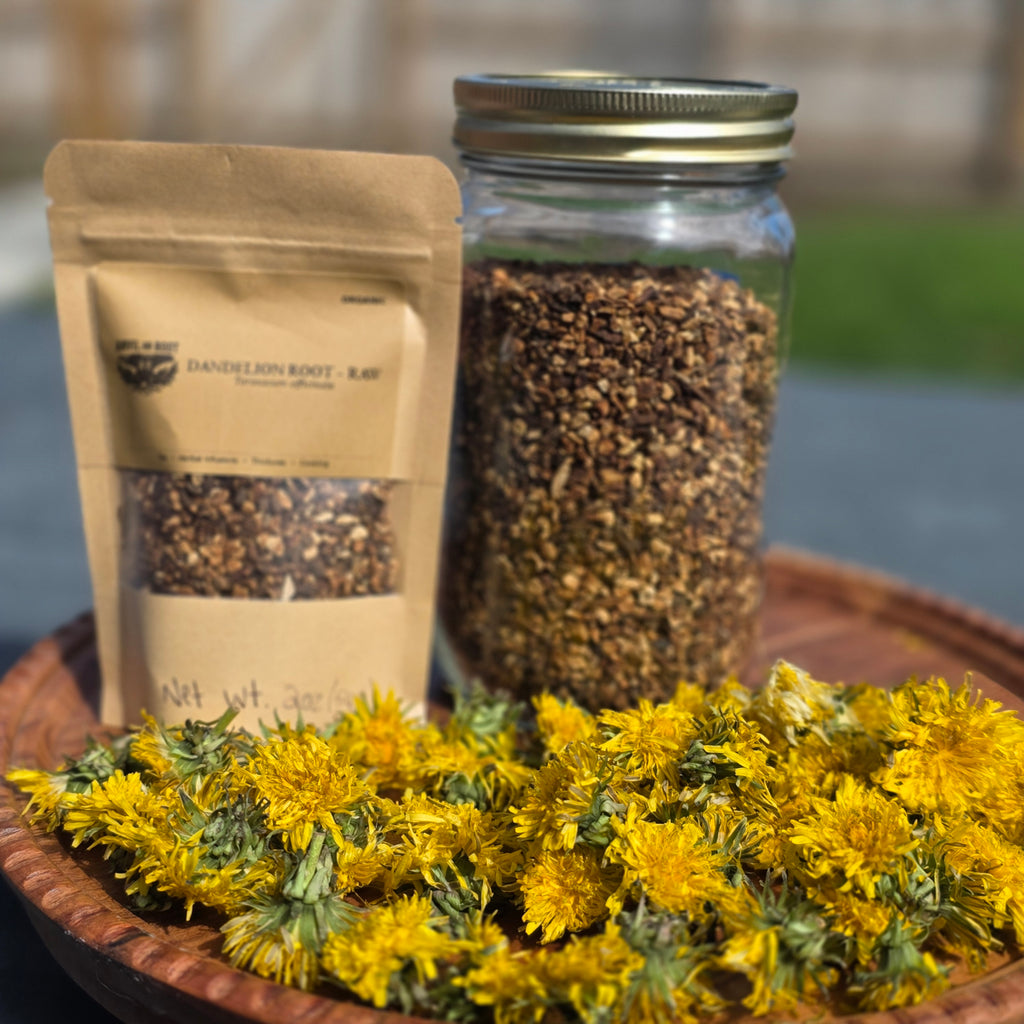Dandelion Root — Raw, Cut & Sifted, Organic