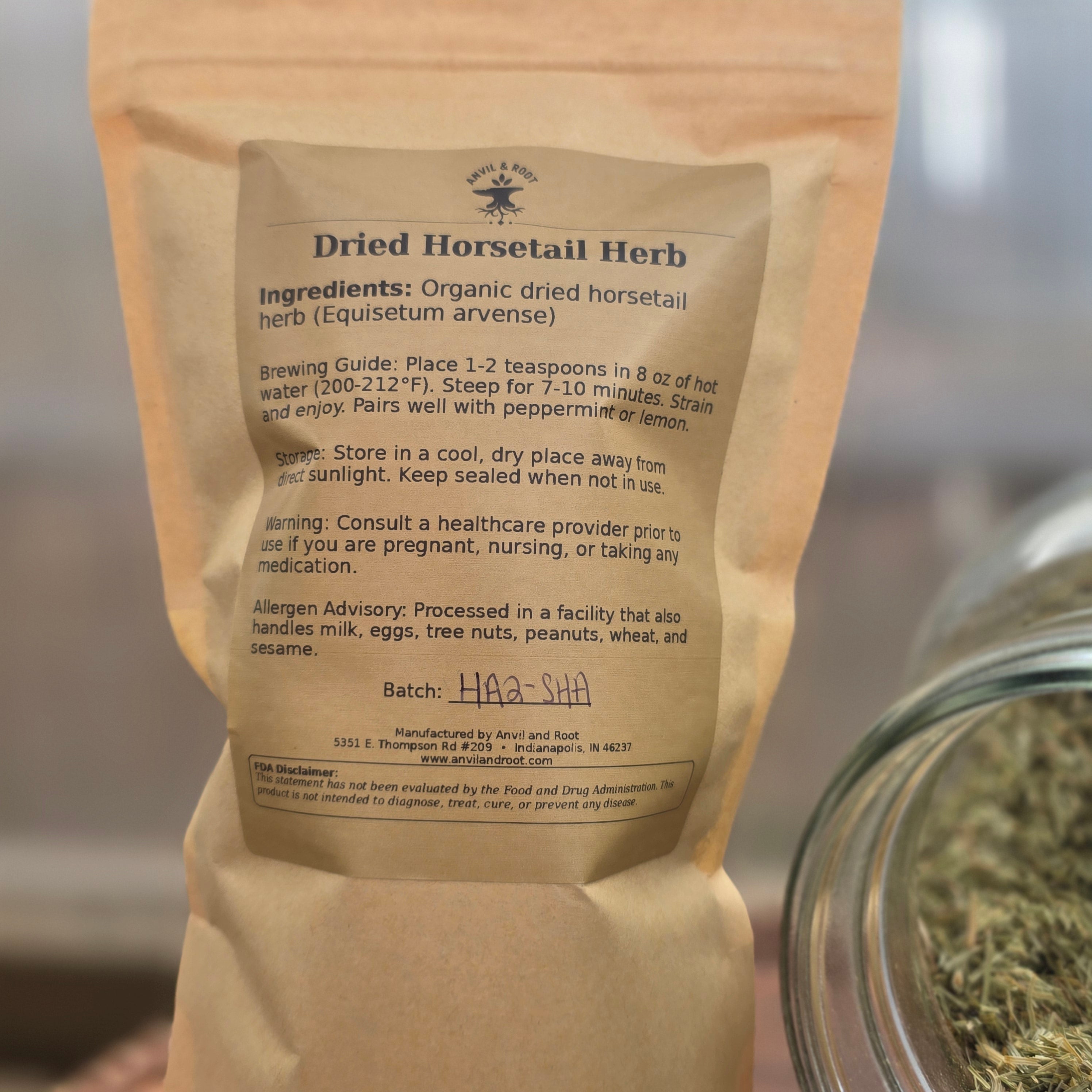 Horsetail (Shavegrass) — Cut & Sifted, Organic
