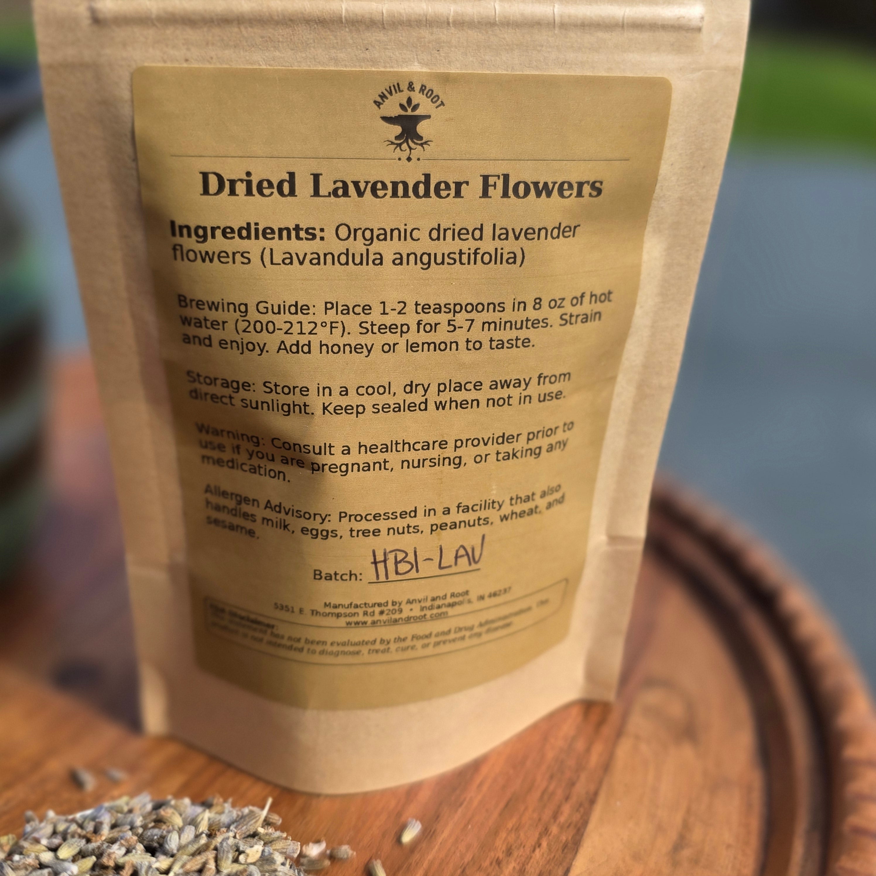 Lavender Flowers — Extra Grade, Organic