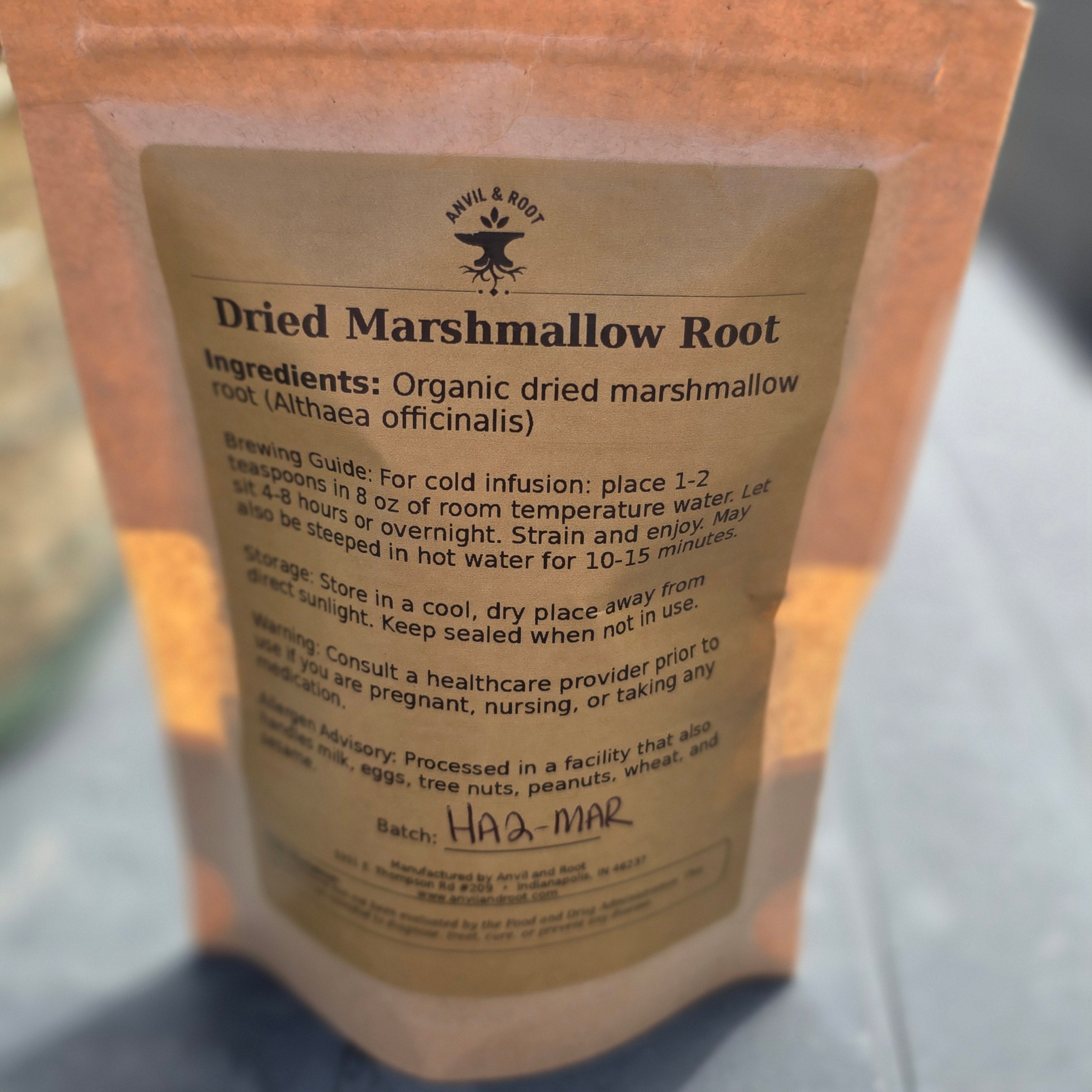 Marshmallow Root — Cut & Sifted, Organic