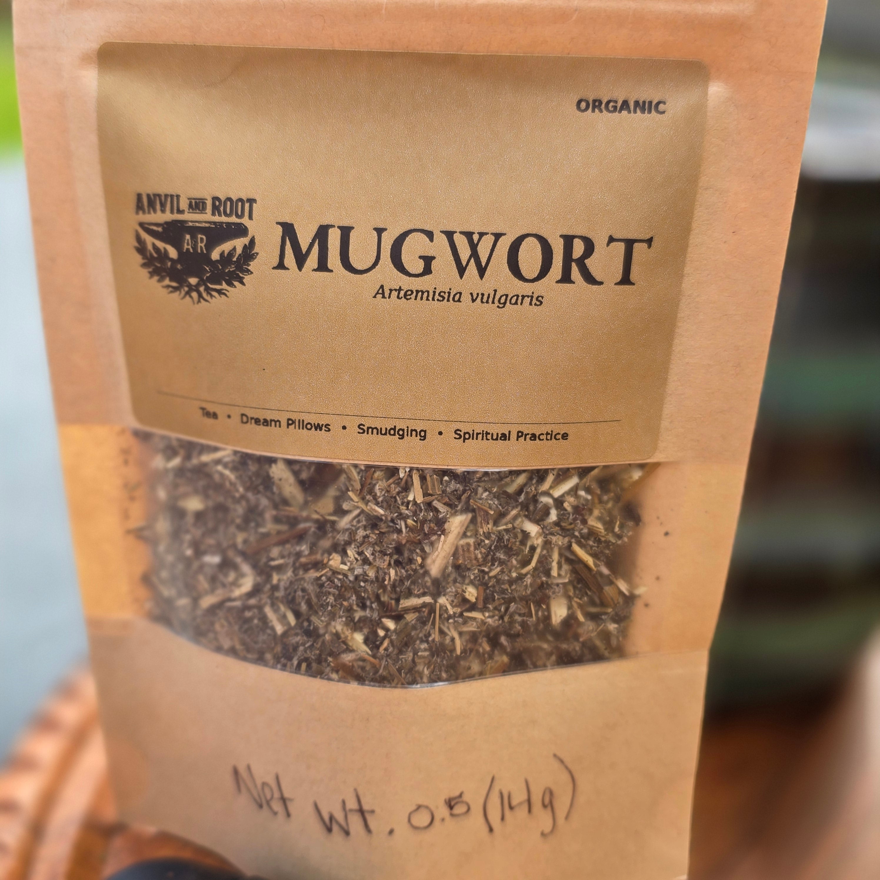Mugwort Herb — Cut & Sifted, Organic