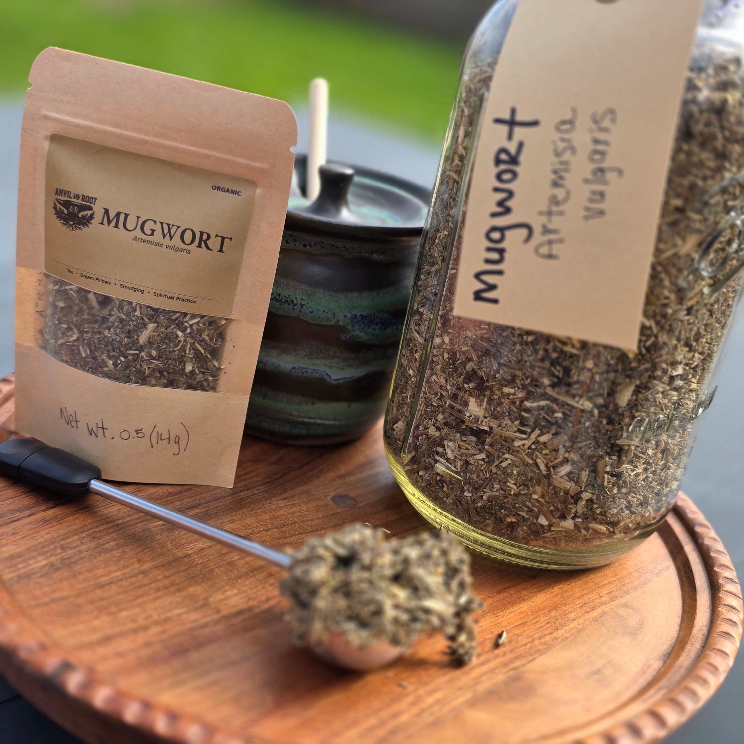 Mugwort Herb — Cut & Sifted, Organic