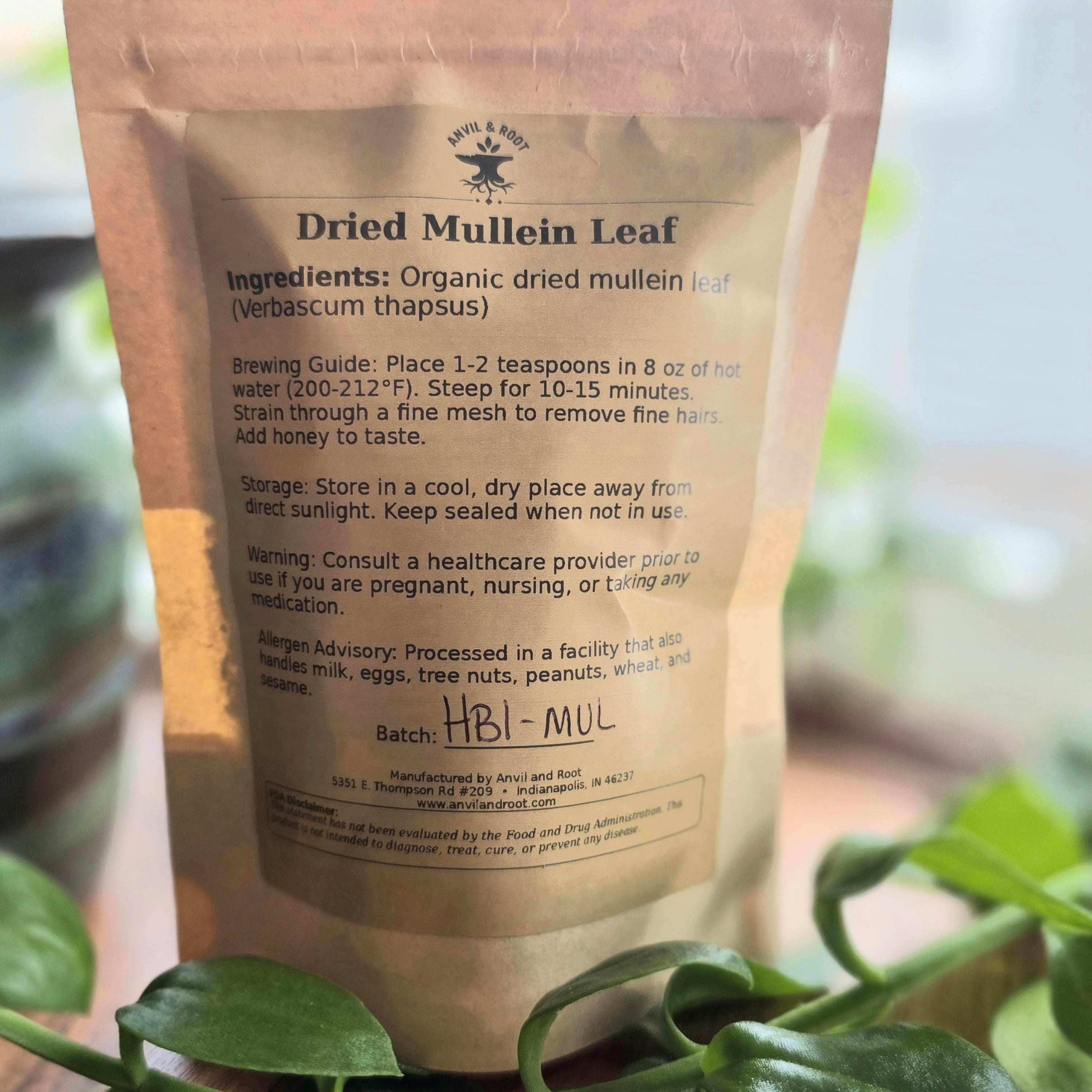 Mullein Leaf — Cut & Sifted, Organic