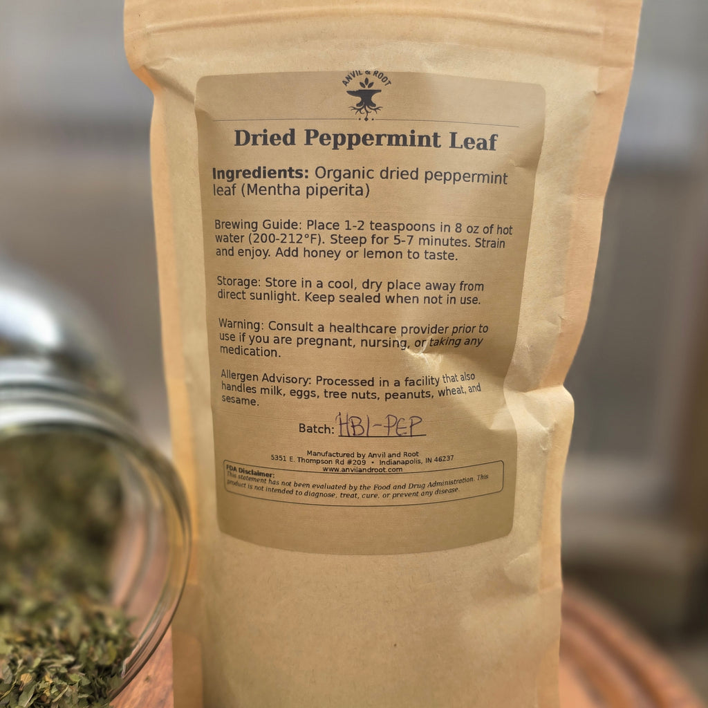 Peppermint Leaf — Cut & Sifted, Organic (US Grown)