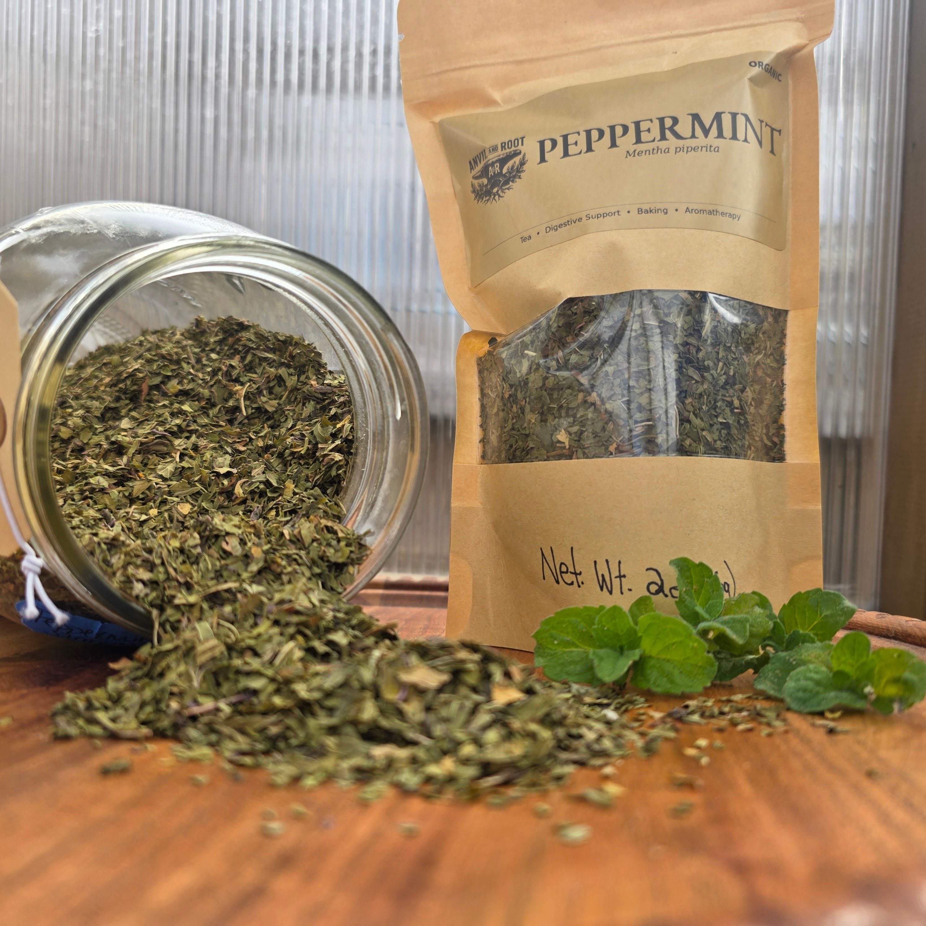 Peppermint Leaf — Cut & Sifted, Organic (US Grown)