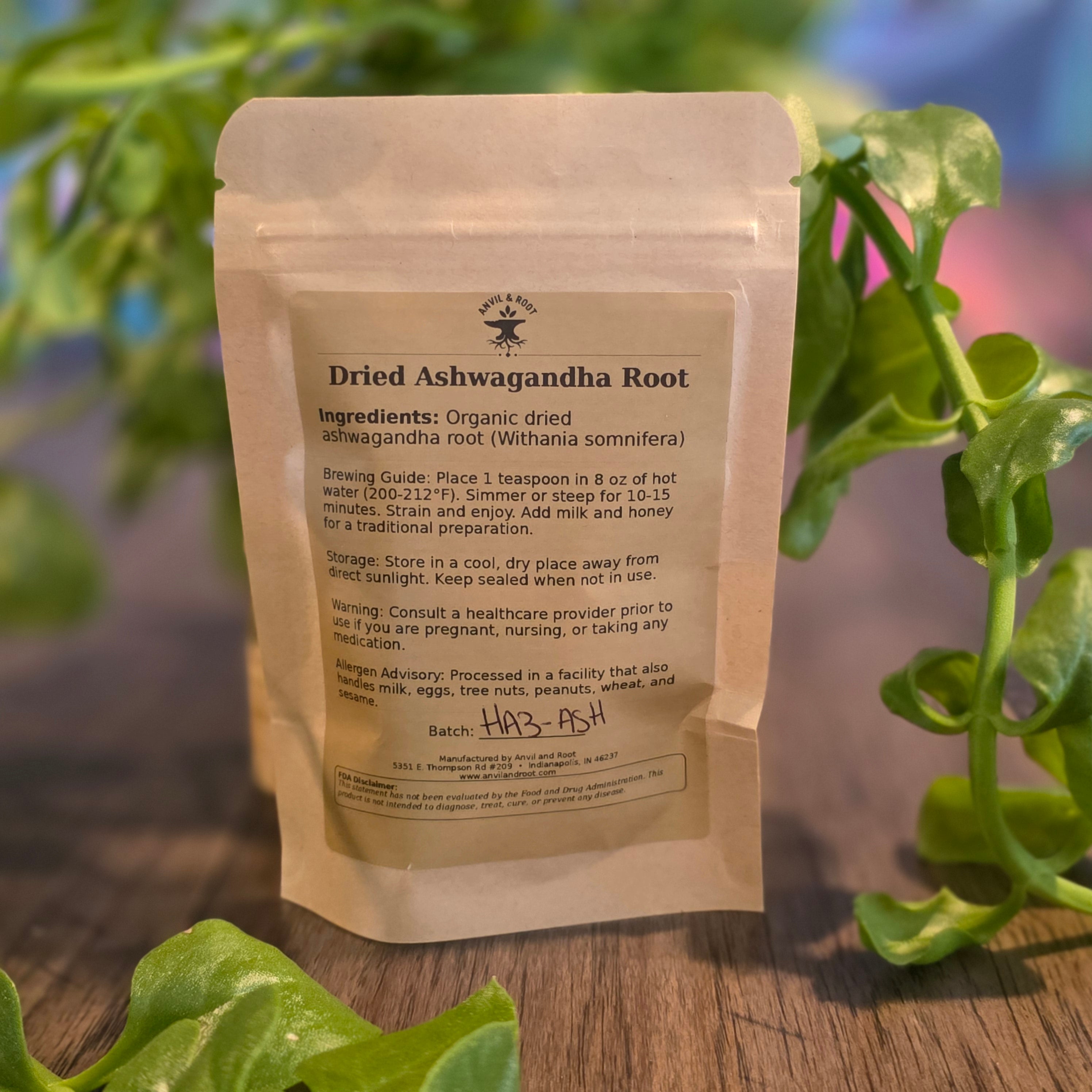Ashwagandha Root — Cut & Sifted, Organic