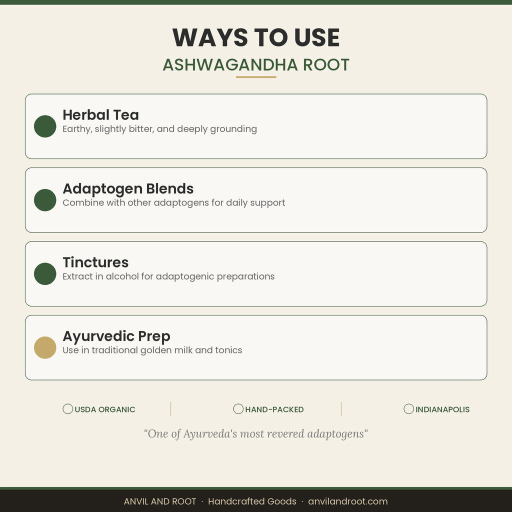 Ashwagandha Root — Cut & Sifted, Organic