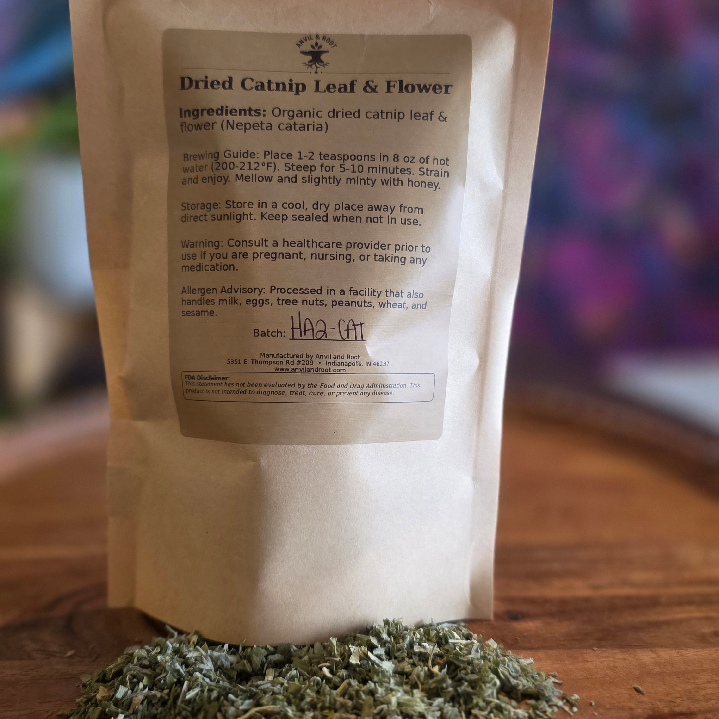 Catnip Leaf — Cut & Sifted, Organic