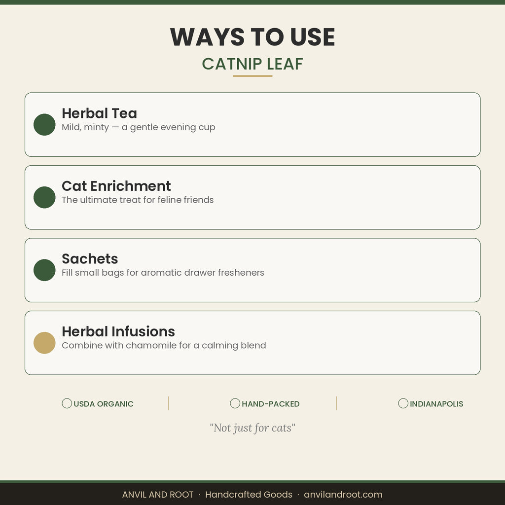 Catnip Leaf — Cut & Sifted, Organic