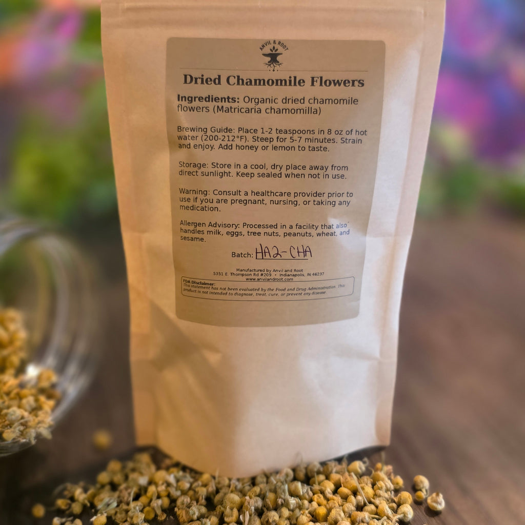 Chamomile Flowers — Whole, Organic (Egyptian)