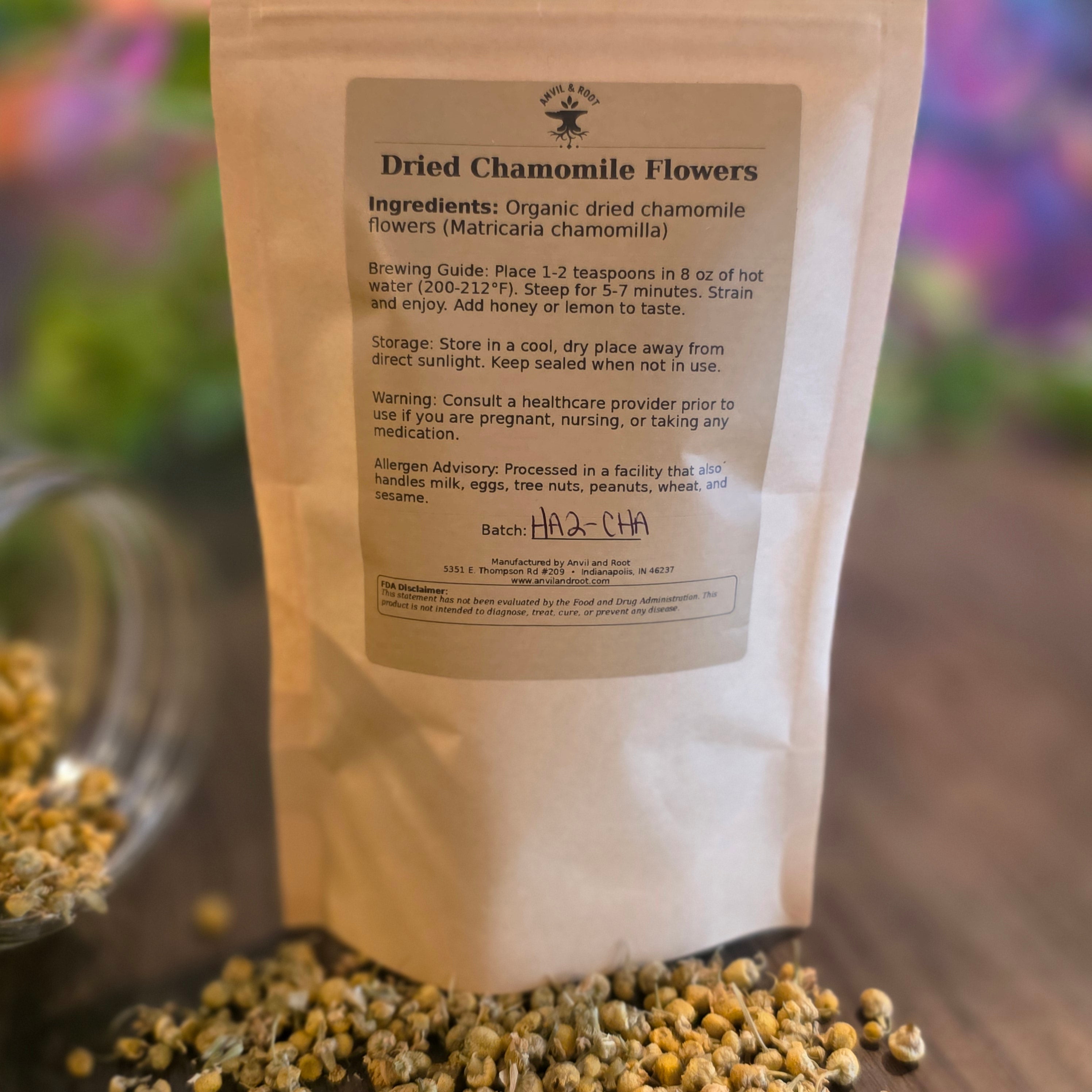 Chamomile Flowers — Whole, Organic (Egyptian)