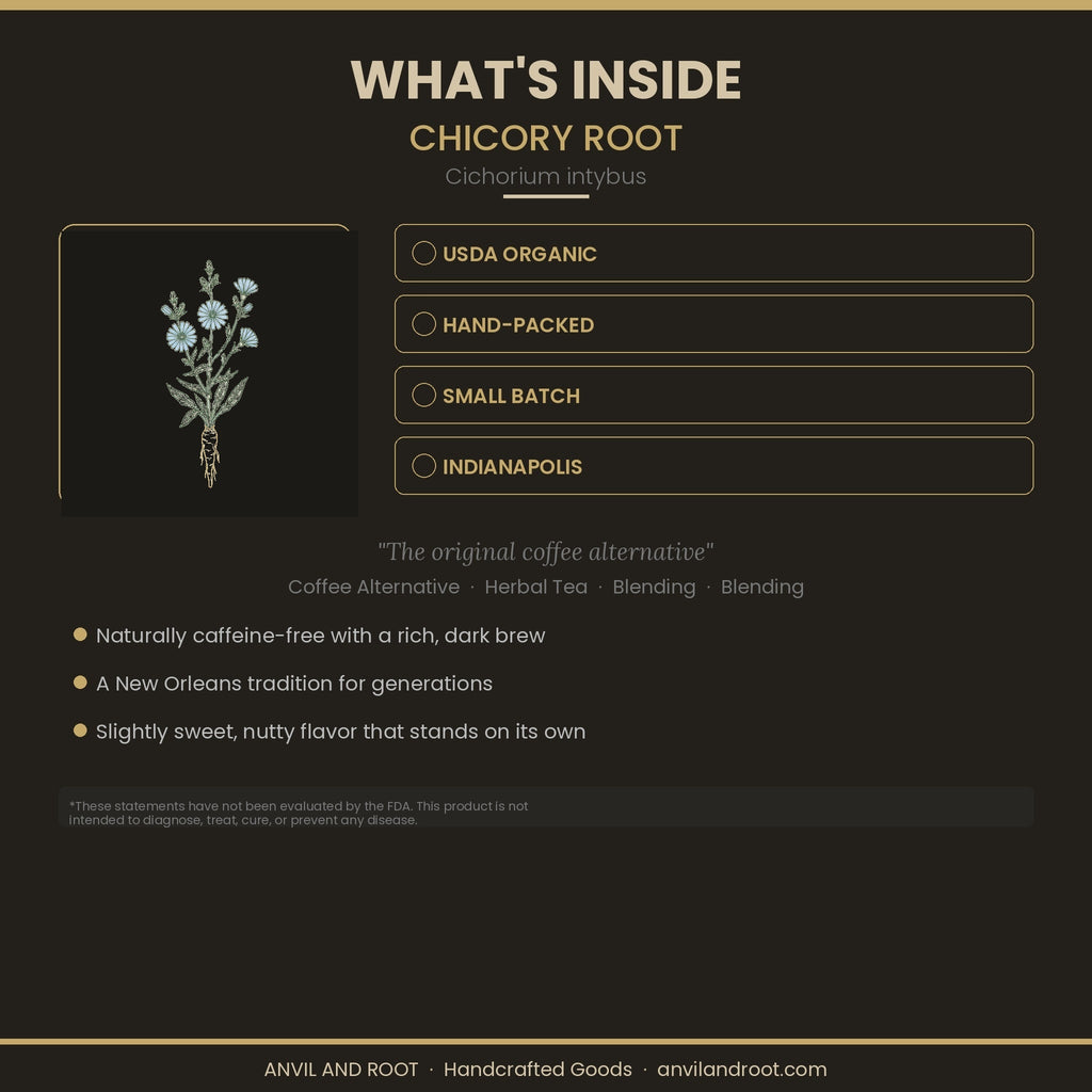 Chicory Root — Roasted Granules, Organic