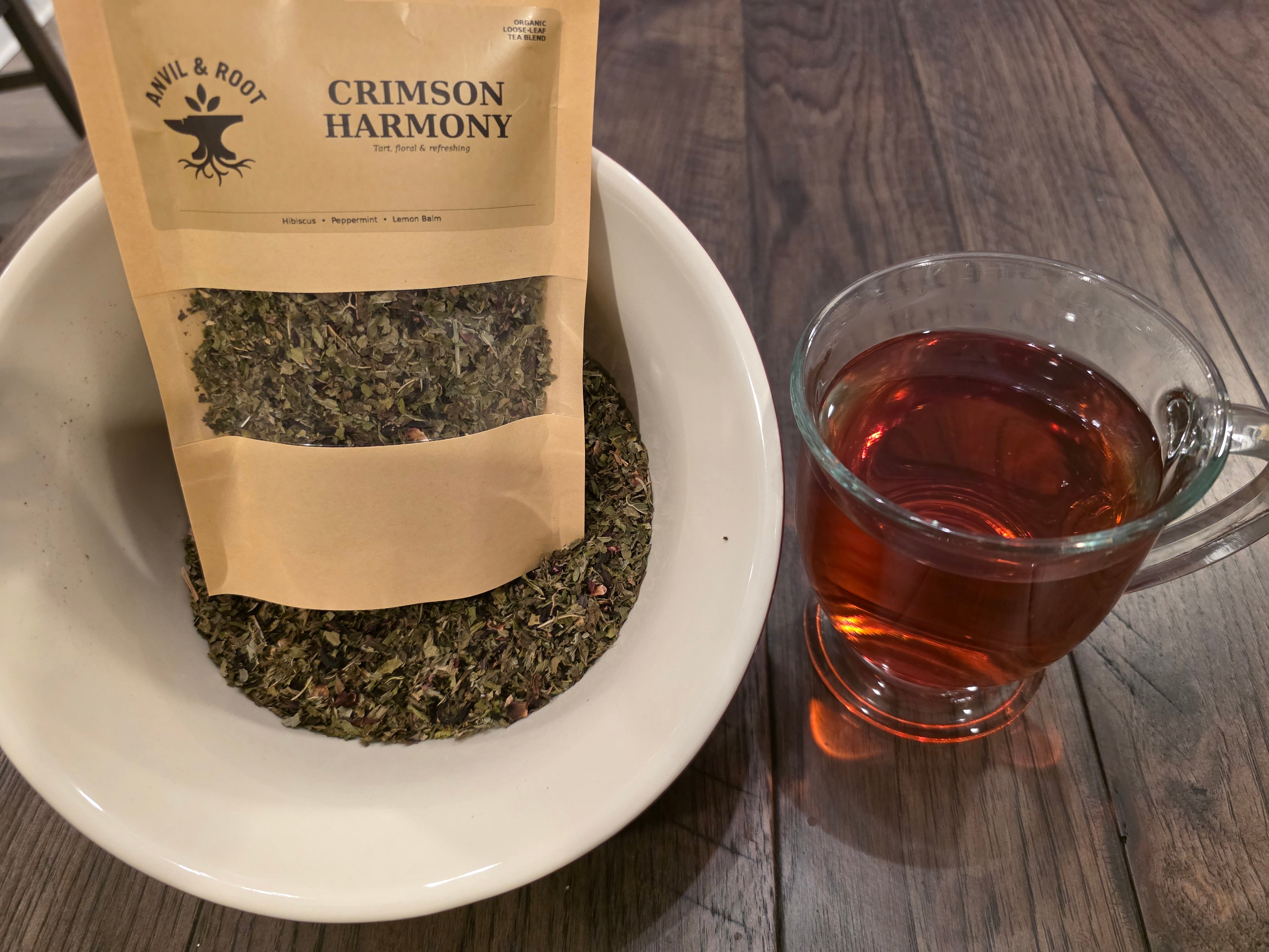 Crimson Harmony - Organic Loose-Leaf Tea Blend