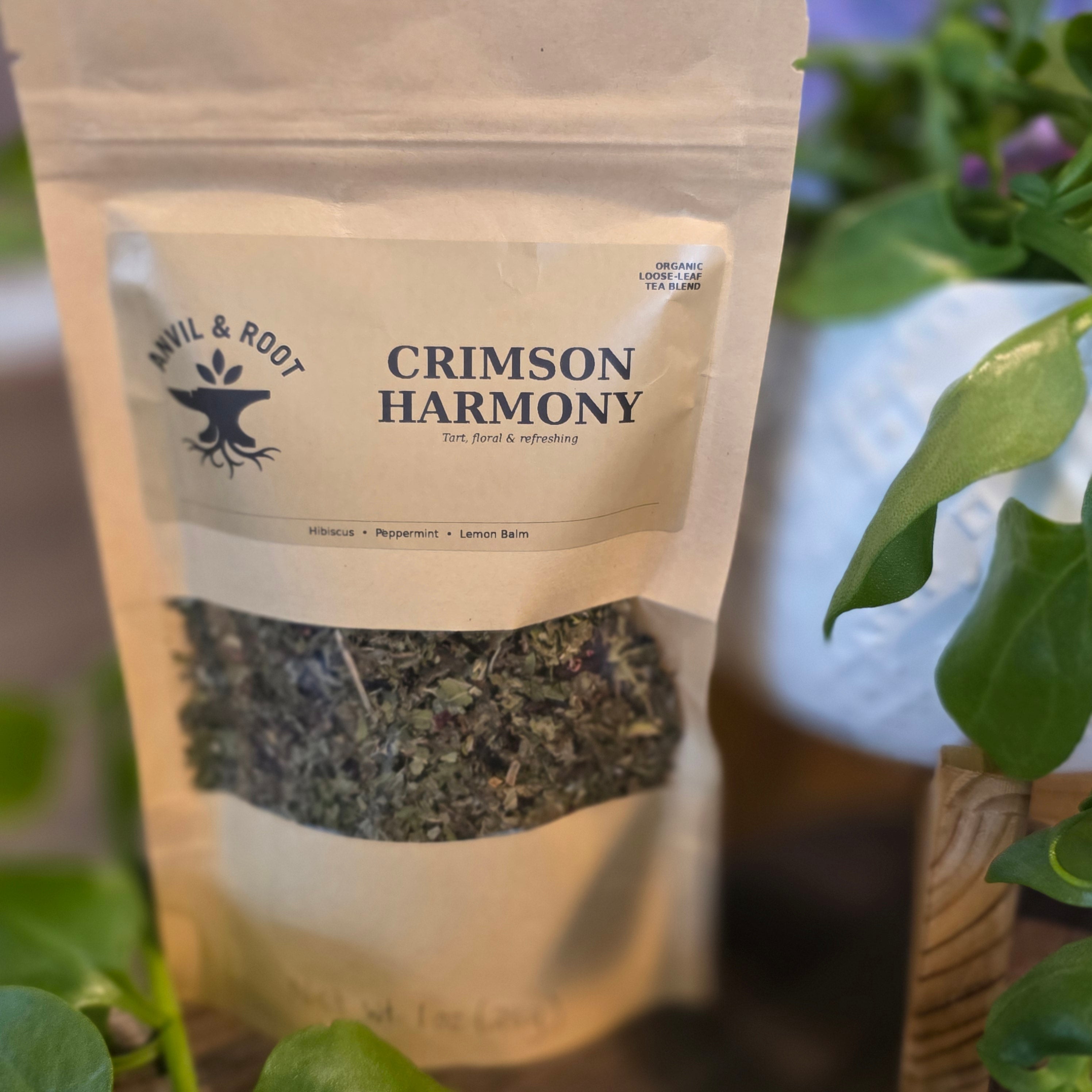 Crimson Harmony - Organic Loose-Leaf Tea Blend