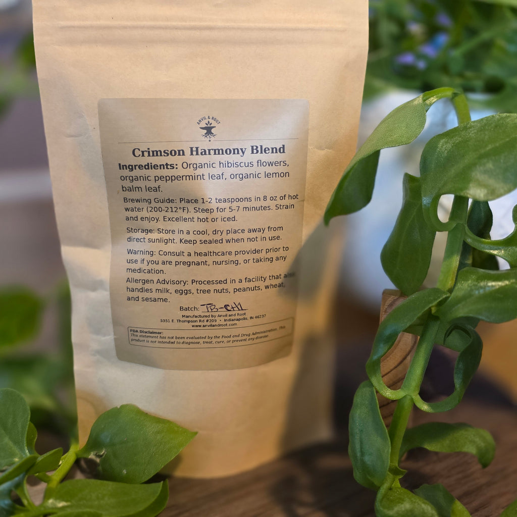 Crimson Harmony - Organic Loose-Leaf Tea Blend