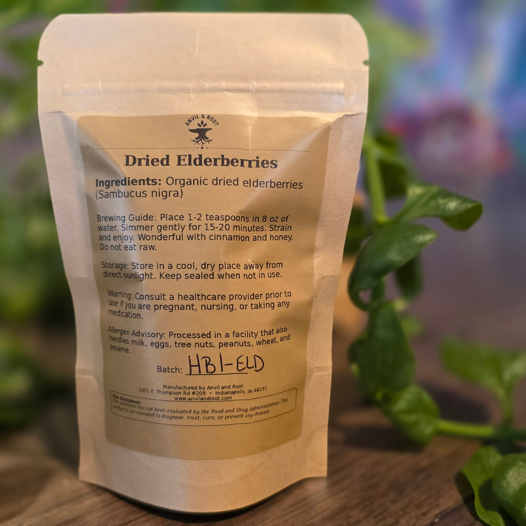 Elderberries — Whole, Organic