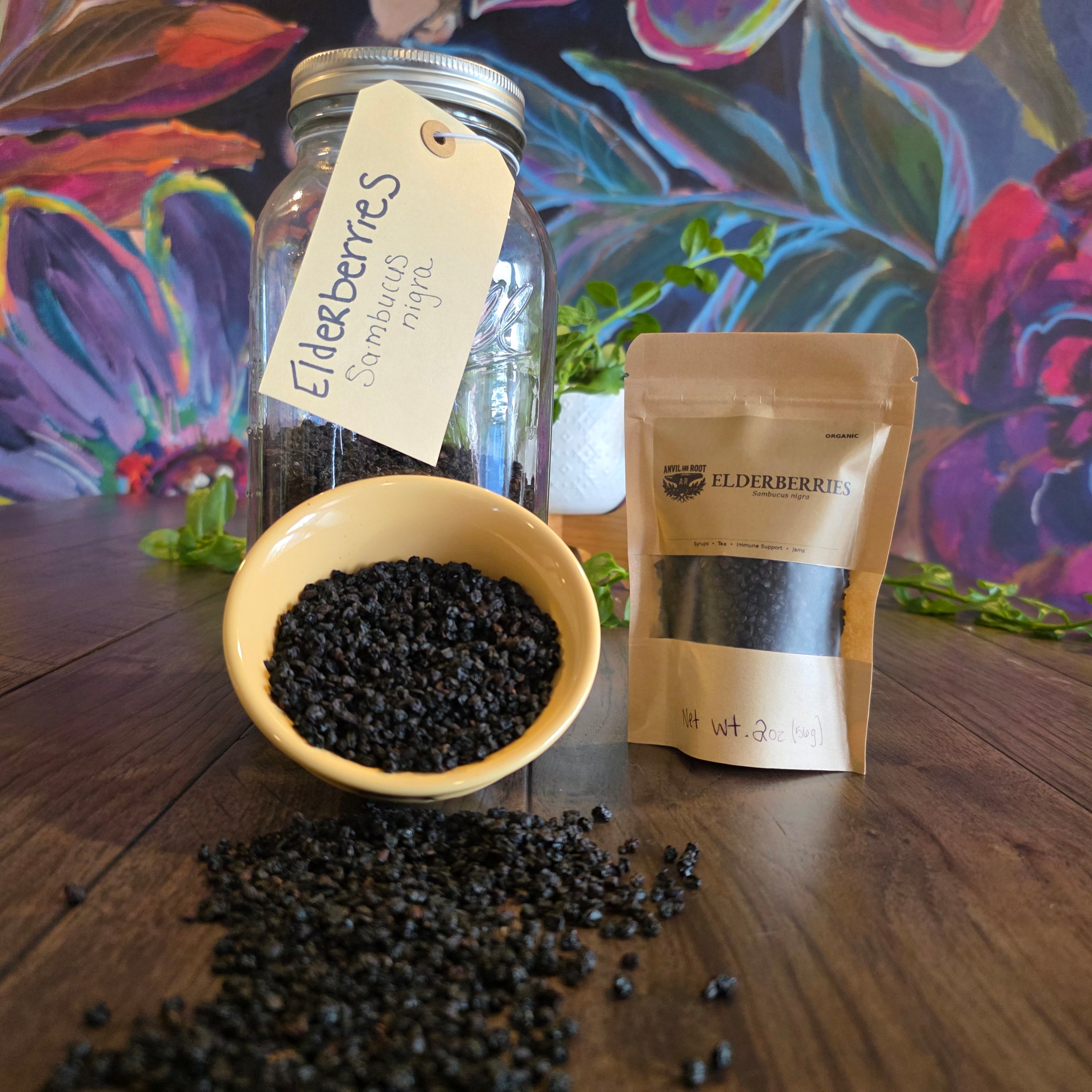 Elderberries — Whole, Organic