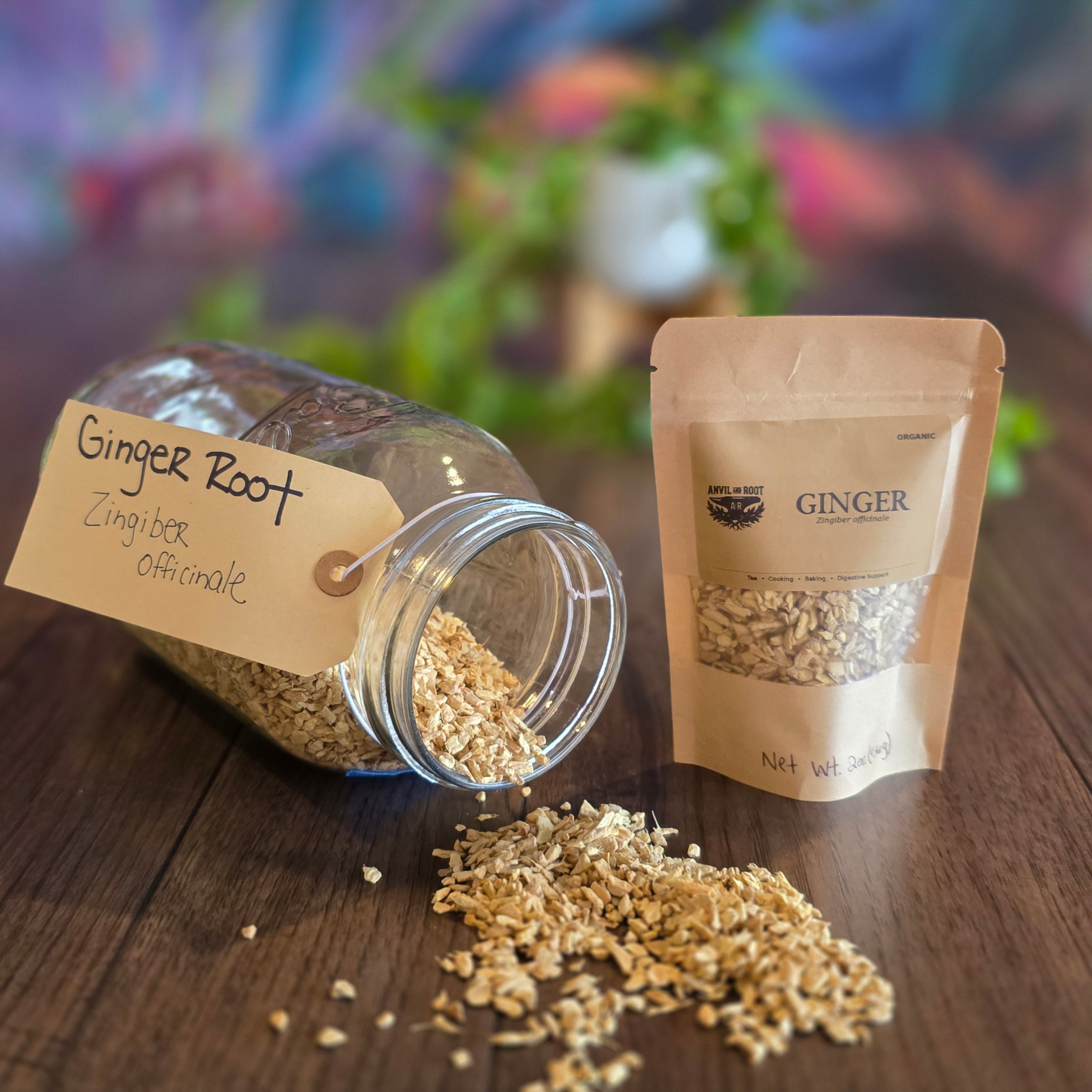 Ginger Root — Cut & Sifted, Organic