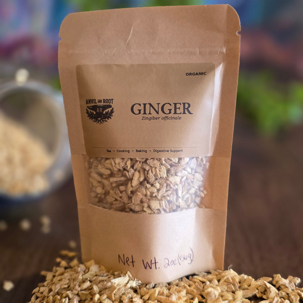 Ginger Root — Cut & Sifted, Organic