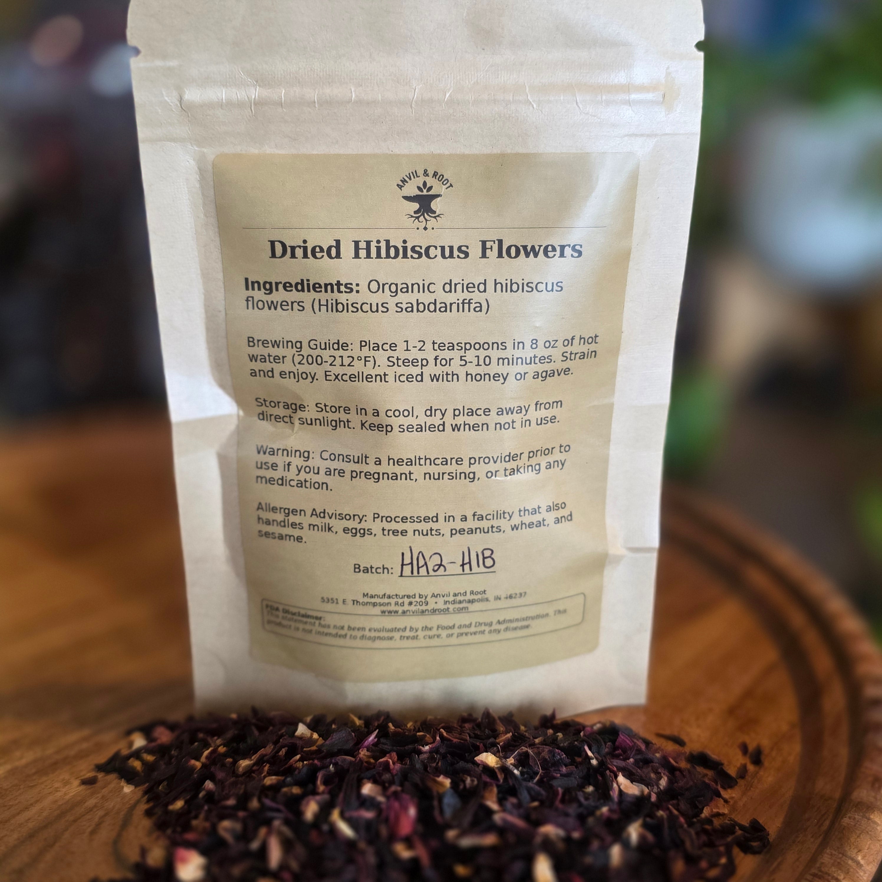 Hibiscus Flowers — Cut & Sifted, Organic