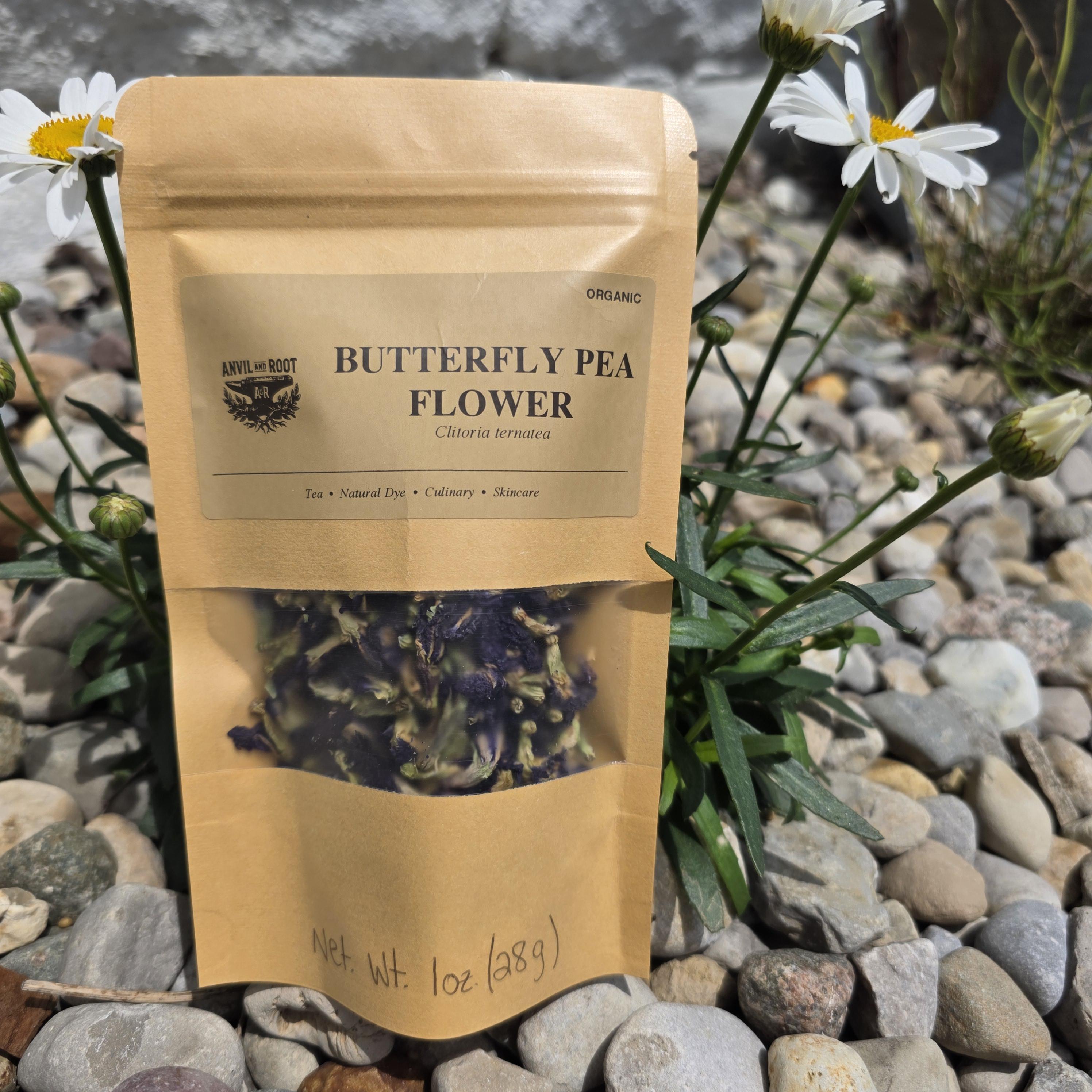 Butterfly Pea Flowers — Whole, Organic - Anvil & Root