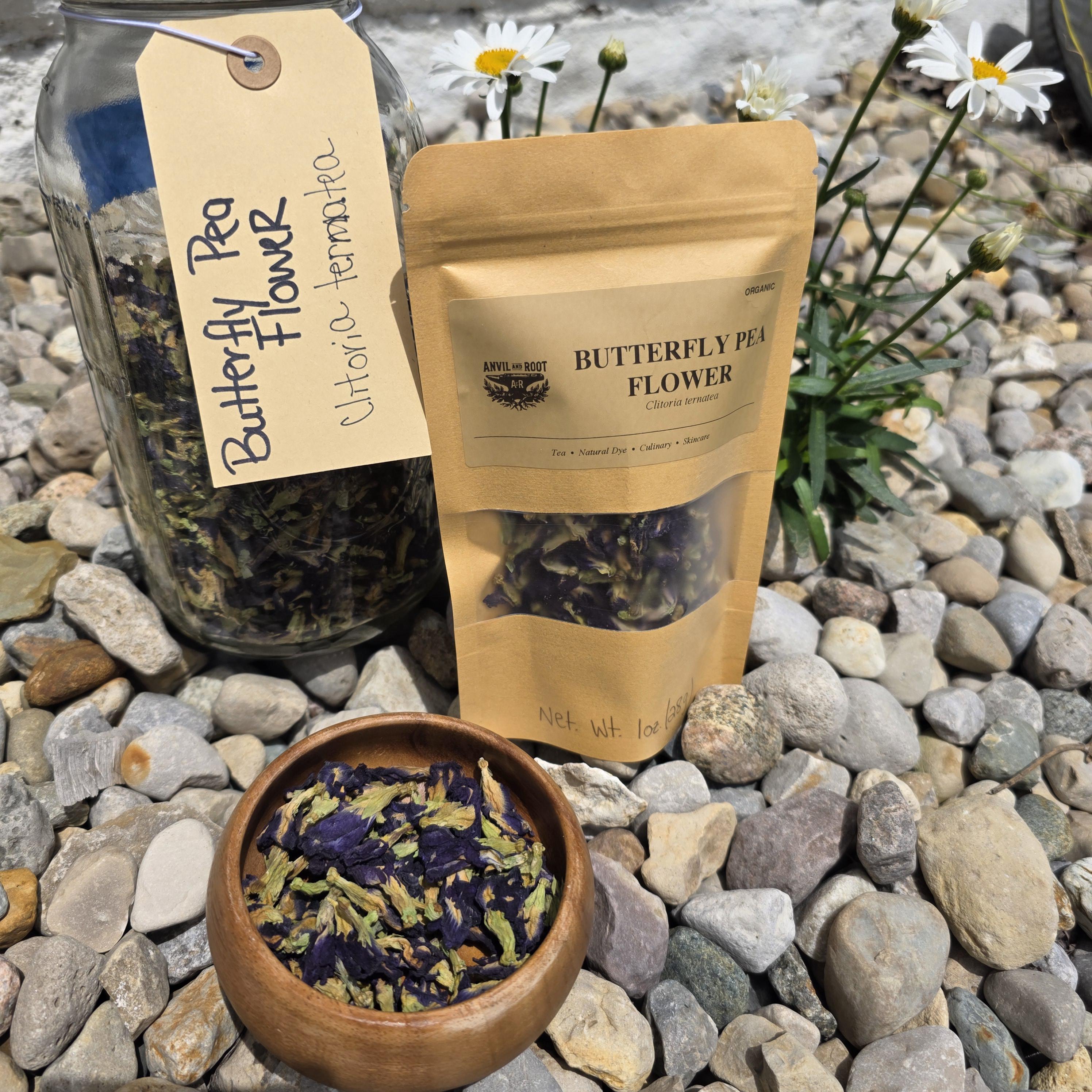 Butterfly Pea Flowers — Whole, Organic - Anvil & Root
