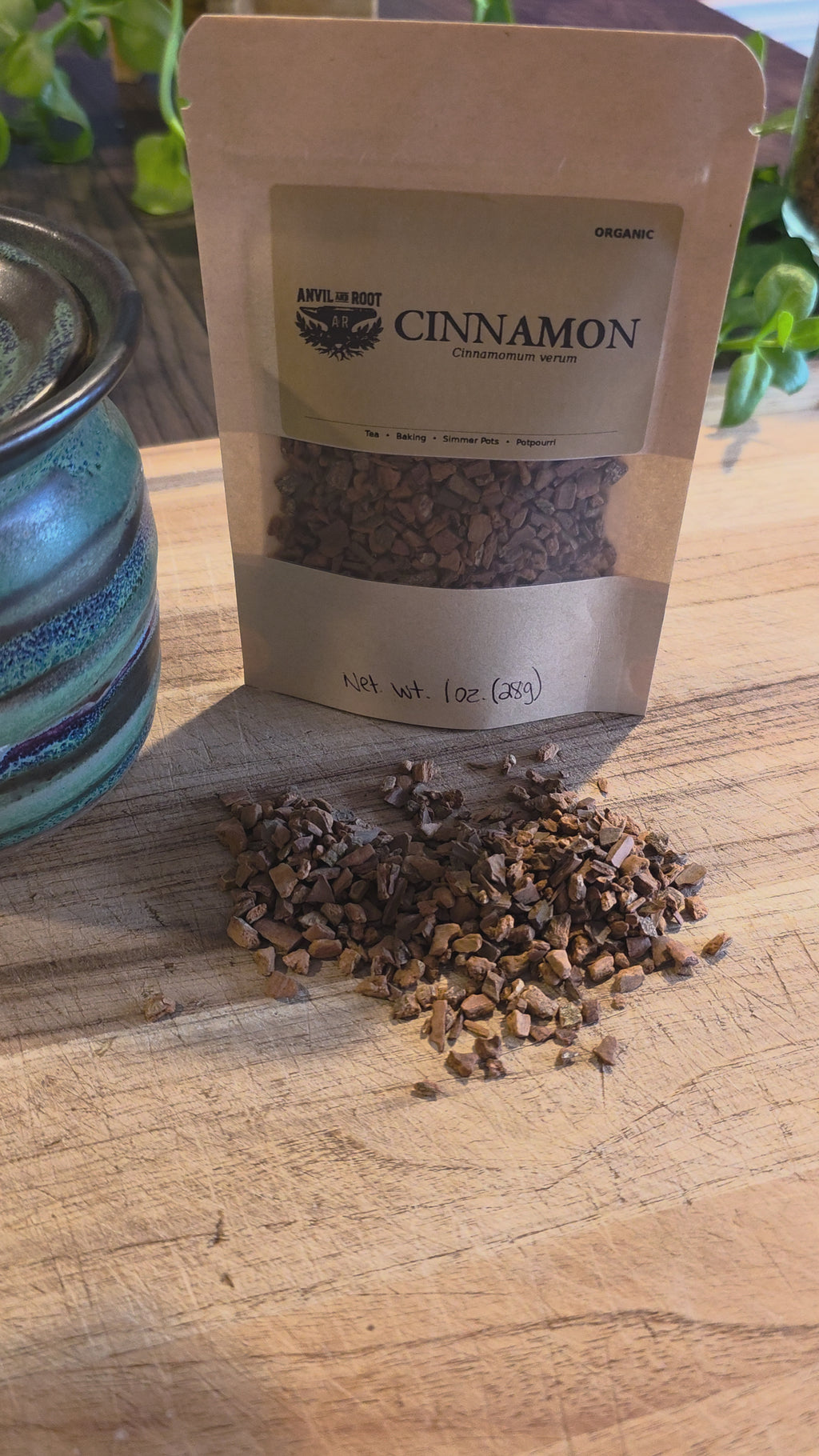 Cinnamon — 1/4" Cut & Sifted, Organic