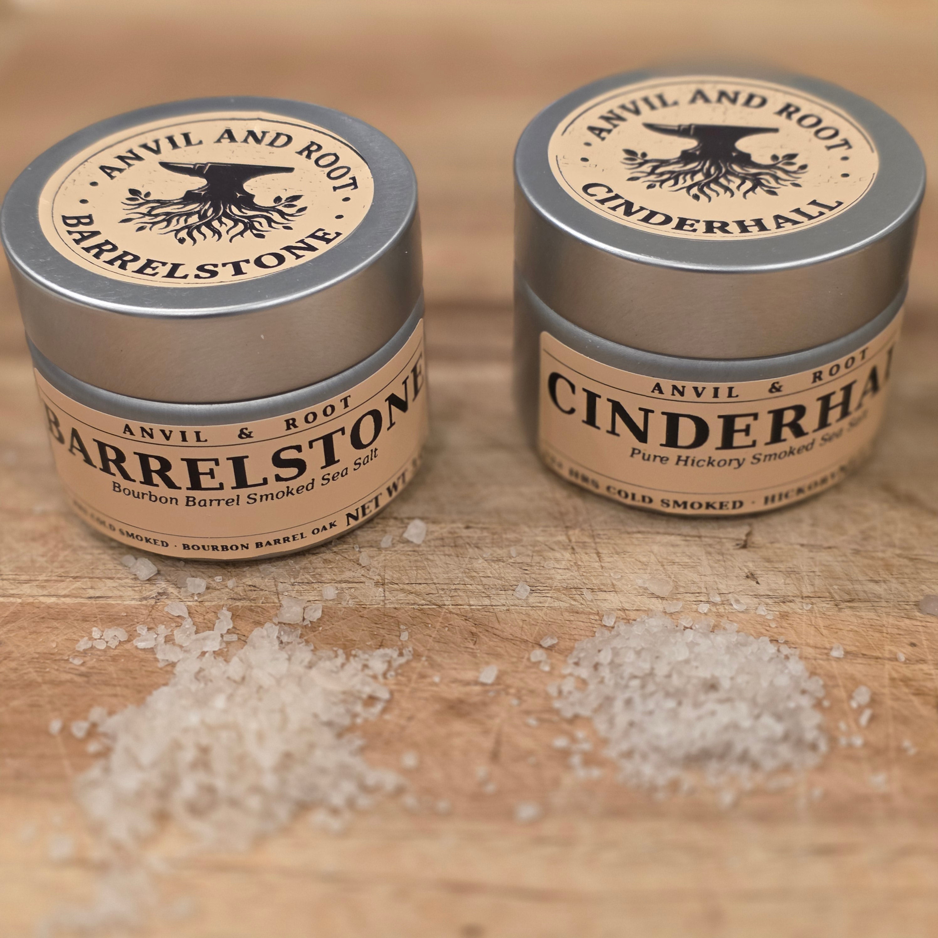 The Pure Smoke Quartet — Four Cold-Smoked Sea Salts