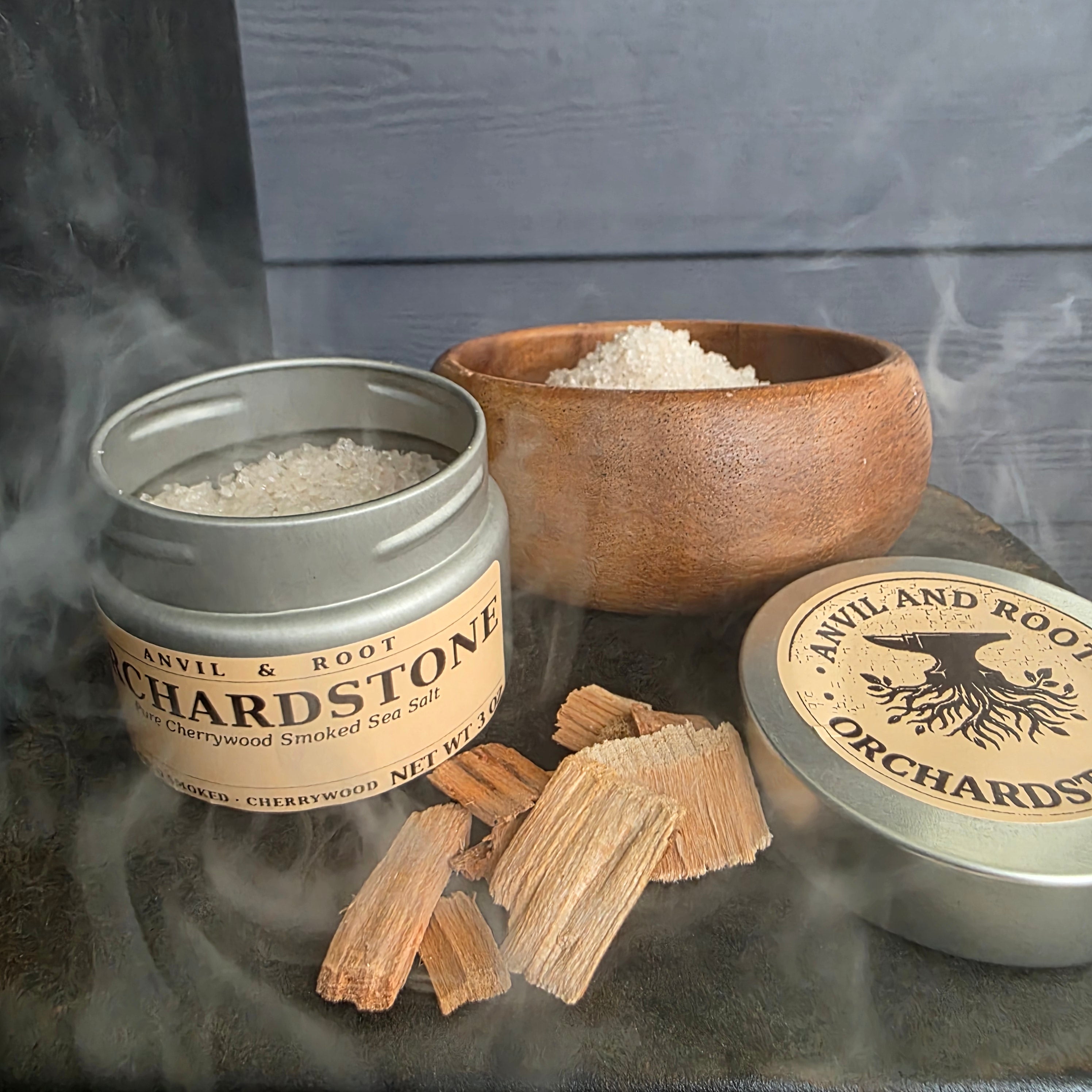 The Pure Smoke Quartet — Four Cold-Smoked Sea Salts